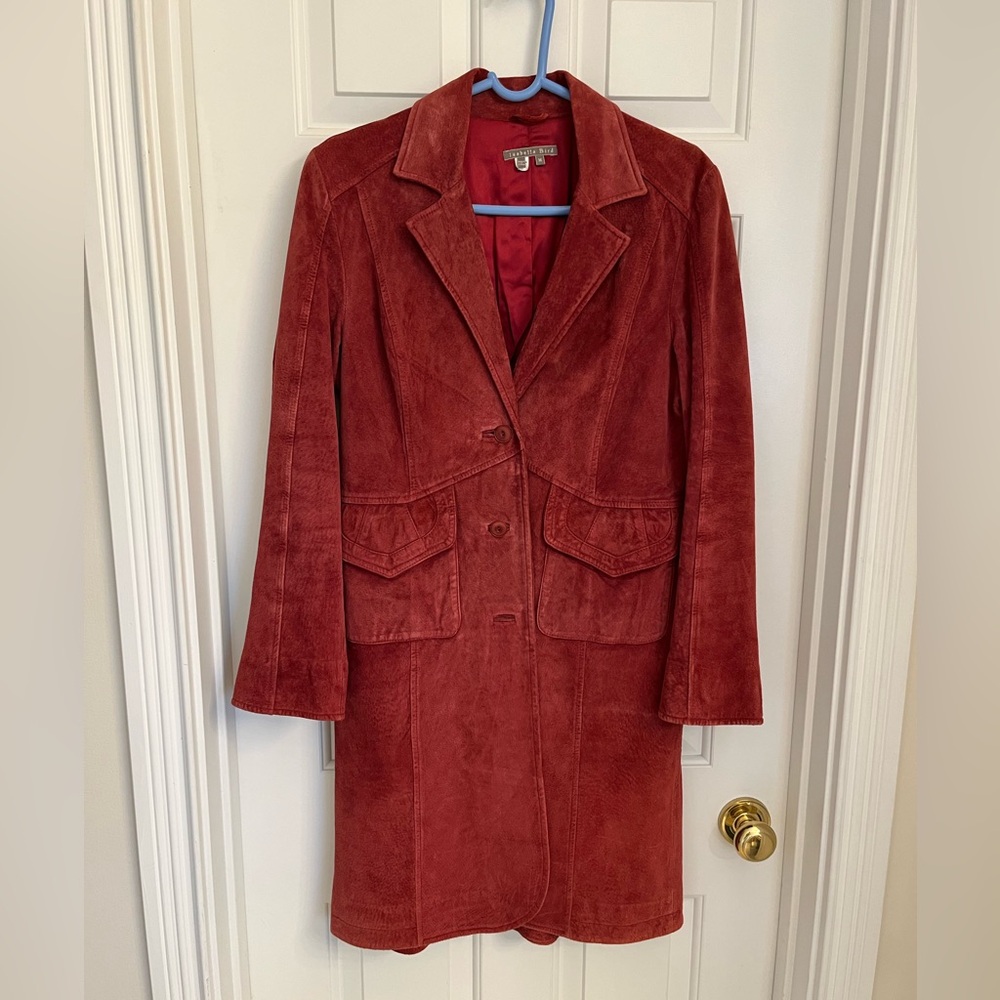 Suede Duster Jacket